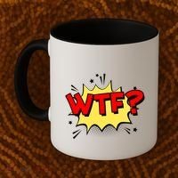 Wtf Funny Comic Book Wtf Gift Coffee Mug thumb 2