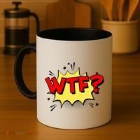 Wtf Funny Comic Book Wtf Gift Coffee Mug thumb 4