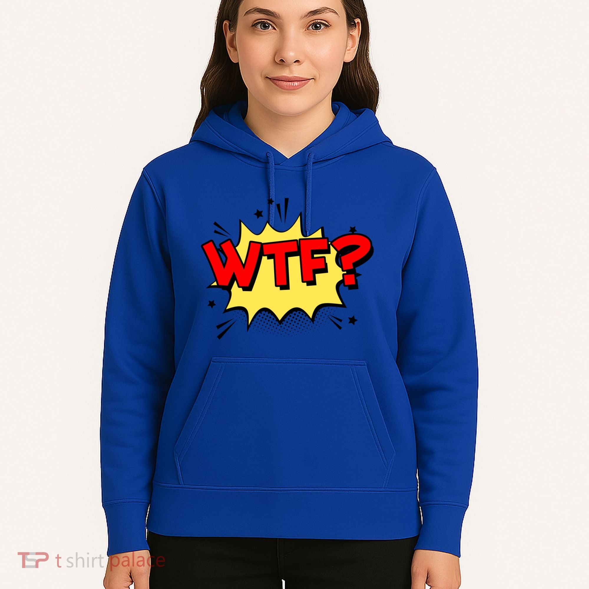 Wtf Funny Comic Book Wtf Gift Hoodie