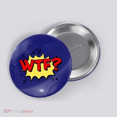 Wtf Funny Comic Book Wtf Gift Button
