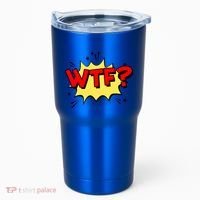 Wtf Funny Comic Book Wtf Gift Tumbler thumb 0