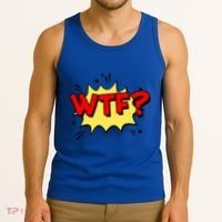 Wtf Funny Comic Book Wtf Gift Tank Top thumb 3