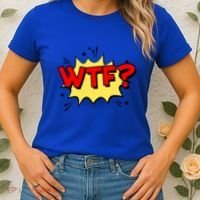 Wtf Funny Comic Book Wtf Gift Women's T-Shirt thumb 2