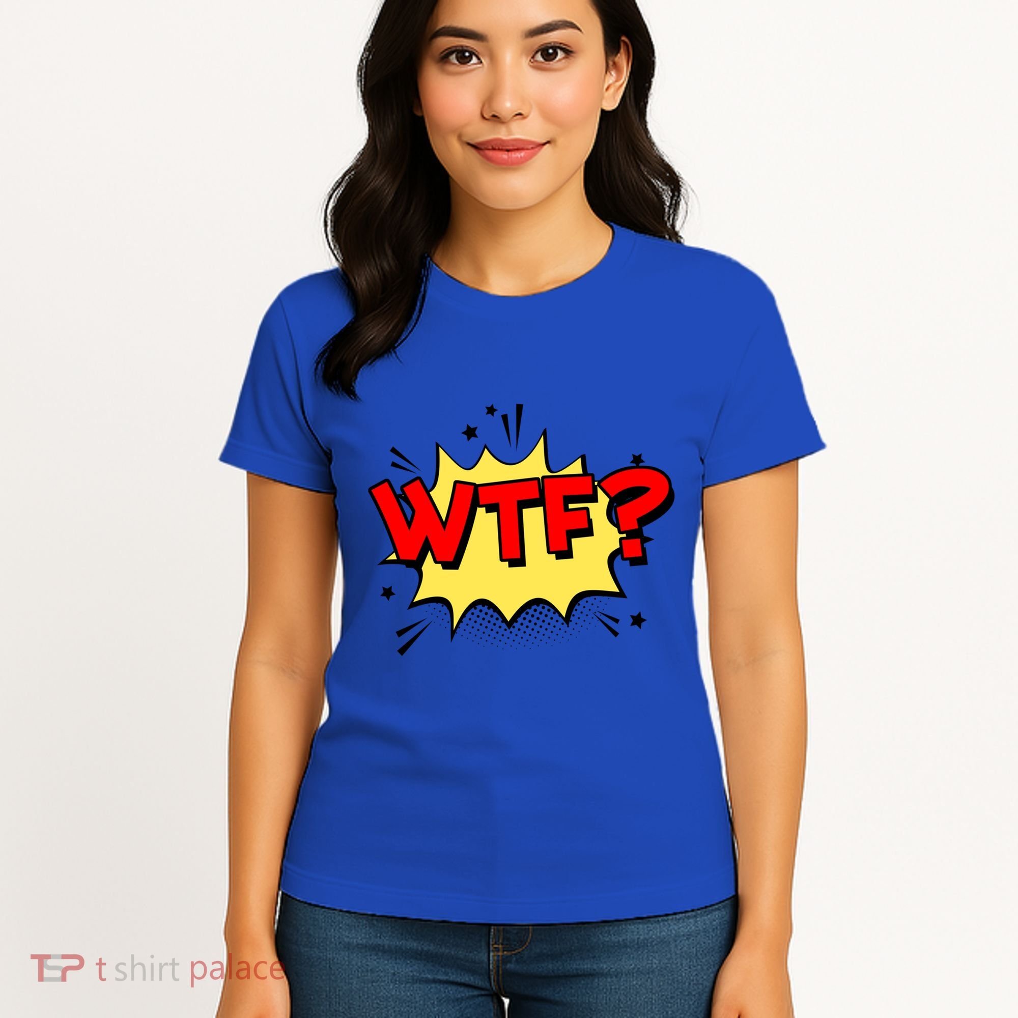 Wtf Funny Comic Book Wtf Gift Women's T-Shirt