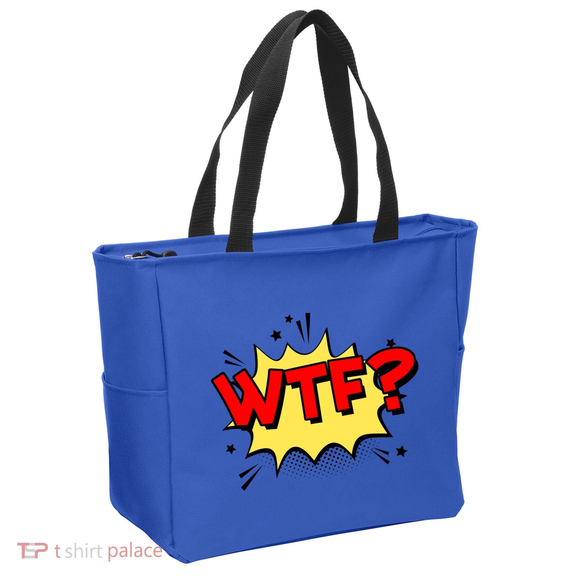 Wtf Funny Comic Book Wtf Gift Tote Bag