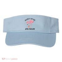Womens Flamingo Cruise Blame It On The Drink Package Drinking Booze VNeck Visor thumb 0
