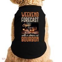 Weekend Forecast Cigars With Chance Bourbon Doggie Tank thumb 0