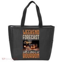 Weekend Forecast Cigars With Chance Bourbon Tote Bag thumb 0