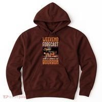 Weekend Forecast Cigars With Chance Bourbon Hoodie thumb 0