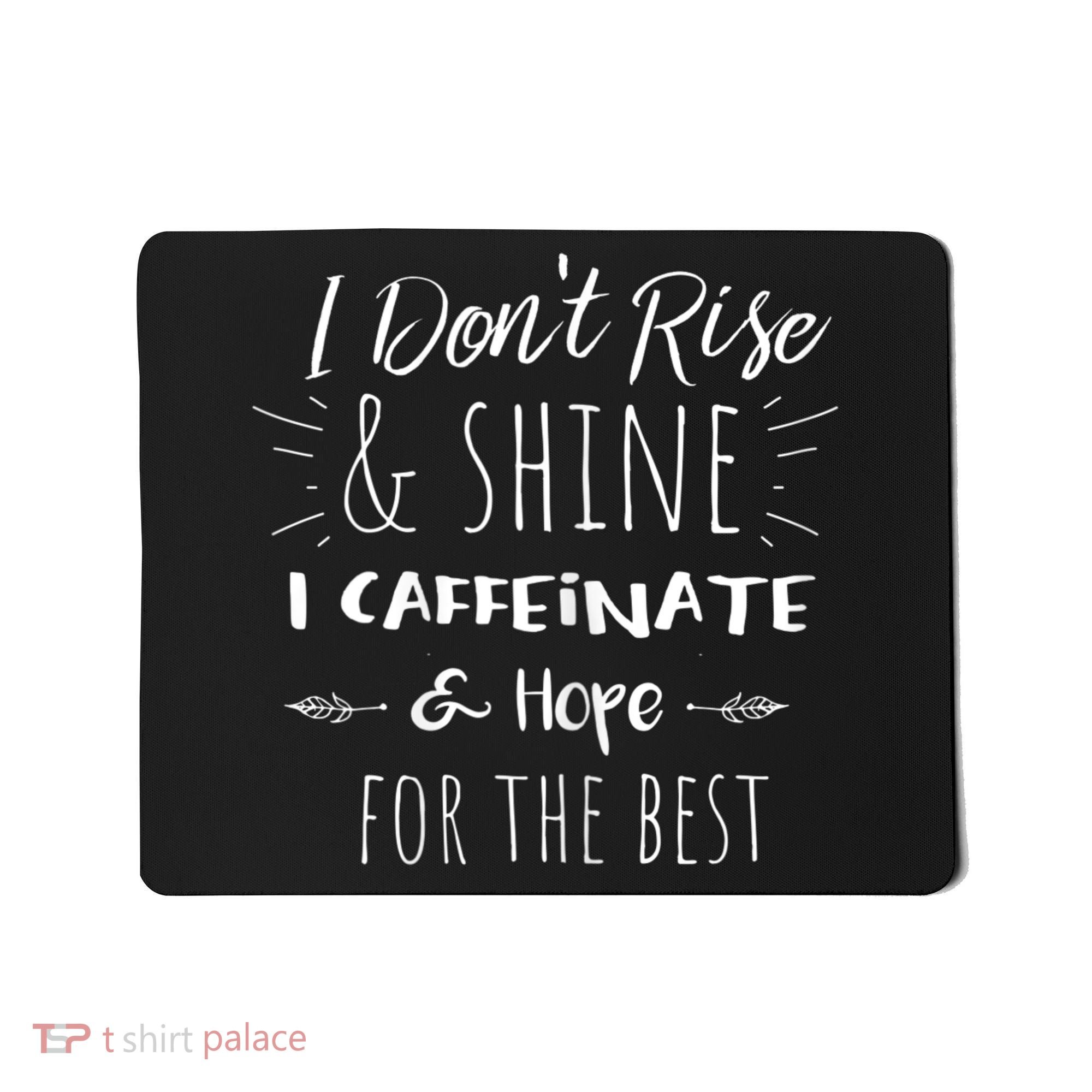 Womens Funny Coffee, Coffee Lover Saying Gift For Her Mom Wine Mousepad