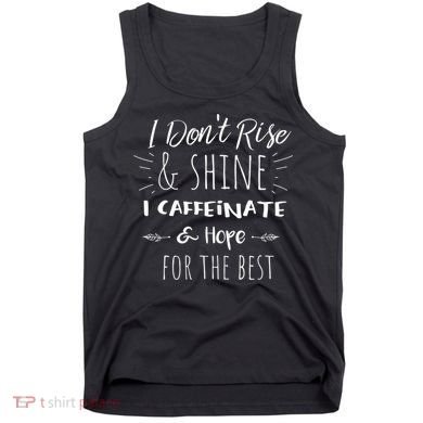 Womens Funny Coffee, Coffee Lover Saying Gift For Her Mom Wine Tank Top