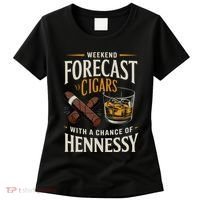 Weekend Forecast Cigars And Hennessy Cigar Life Women's T-Shirt thumb 0