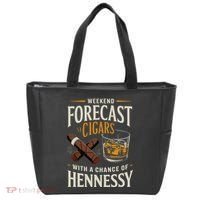 Weekend Forecast Cigars And Hennessy Cigar Life Tote Bag thumb 0