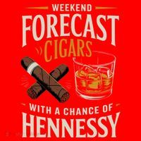 Weekend Forecast Cigars And Hennessy Cigar Life Santa Hat thumb 1