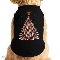 Women Fox Christmas Tree Fox Xmas Tree Gift Doggie Tank thumb 0
