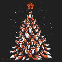 Women Fox Christmas Tree Fox Xmas Tree Gift Tumbler thumb 3