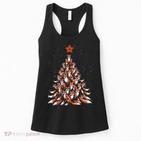 Women Fox Christmas Tree Fox Xmas Tree Gift Women's Tank Top thumb 0