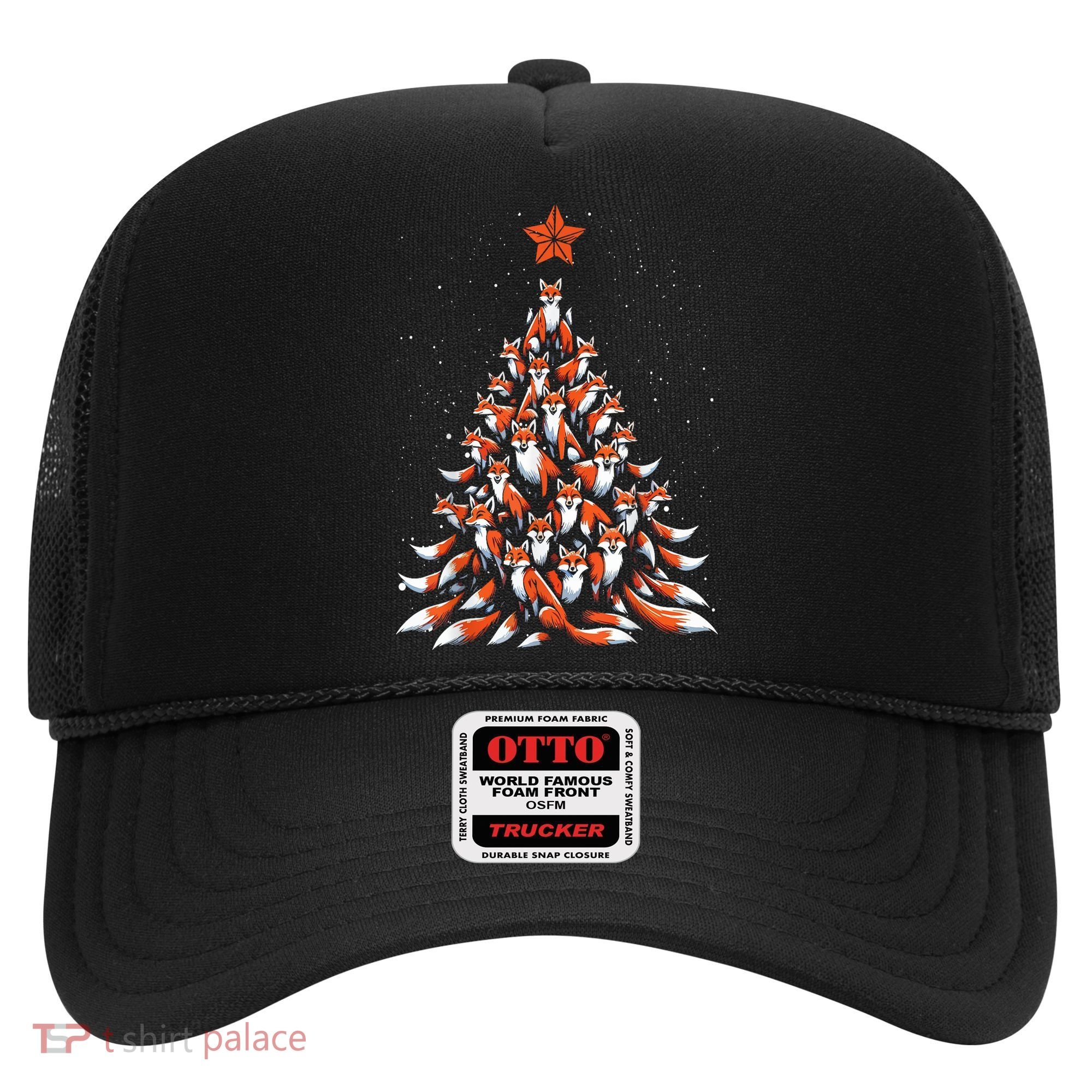 Women Fox Christmas Tree Fox Xmas Tree Gift Hat