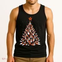 Women Fox Christmas Tree Fox Xmas Tree Gift Tank Top thumb 3