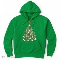 Women Fox Christmas Tree Fox Xmas Tree Gift Hoodie thumb 0