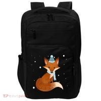 Winter Fox Cute Impact Tech Backpack thumb 0