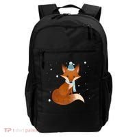 Winter Fox Cute Backpack thumb 0