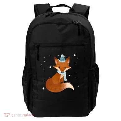 Winter Fox Cute Backpack