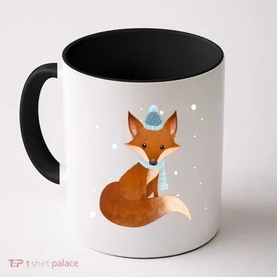 Winter Fox Cute Coffee Mug