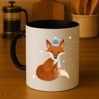 Winter Fox Cute Coffee Mug thumb 4