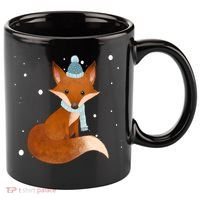 Winter Fox Cute 11oz C Handle Ceramic Mug thumb 0