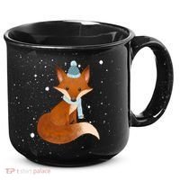 Winter Fox Cute 15oz Campfire Ceramic Mug thumb 0