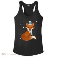 Winter Fox Cute Ladies PosiCharge Competitor Racerback Tank thumb 0