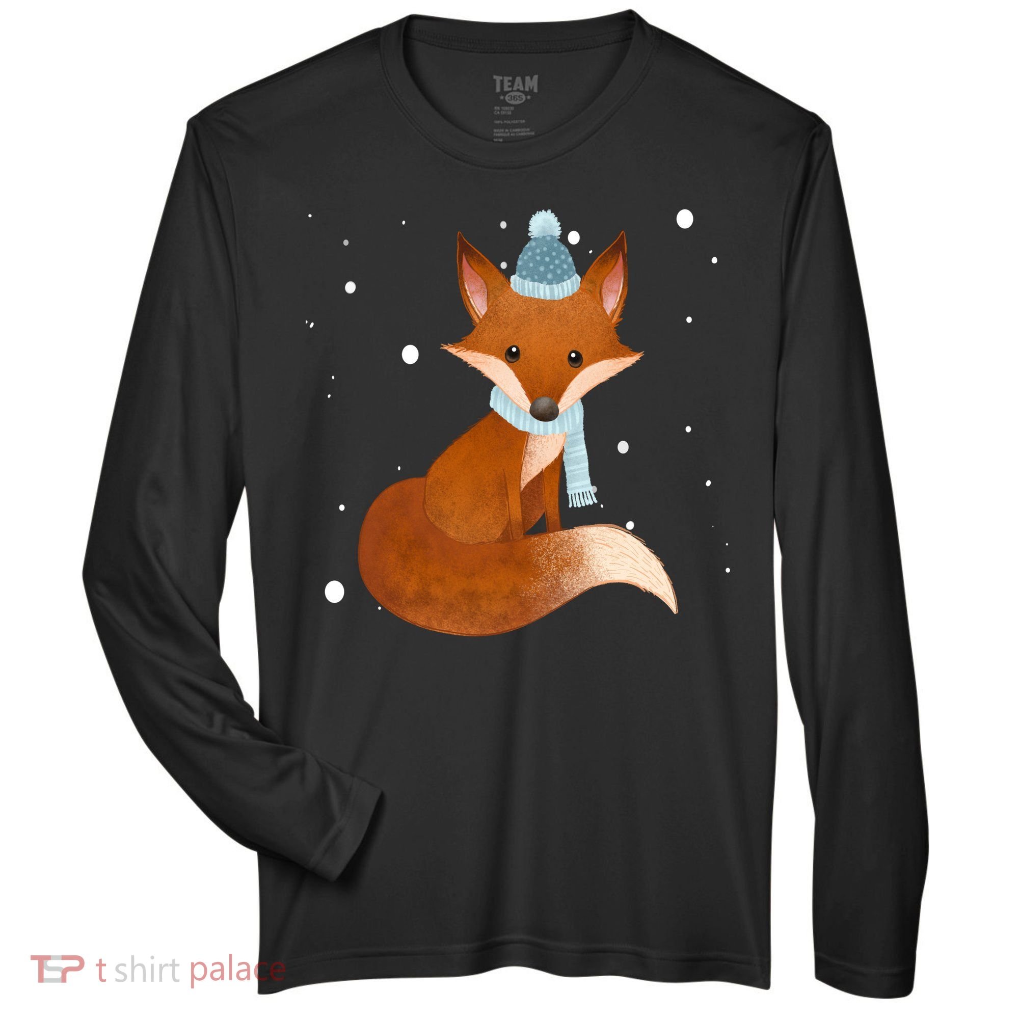 Winter Fox Cute Zone Performance Long-Sleeve T-Shirt