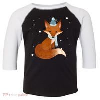 Winter Fox Cute Toddler Fine Jersey T-Shirt thumb 0