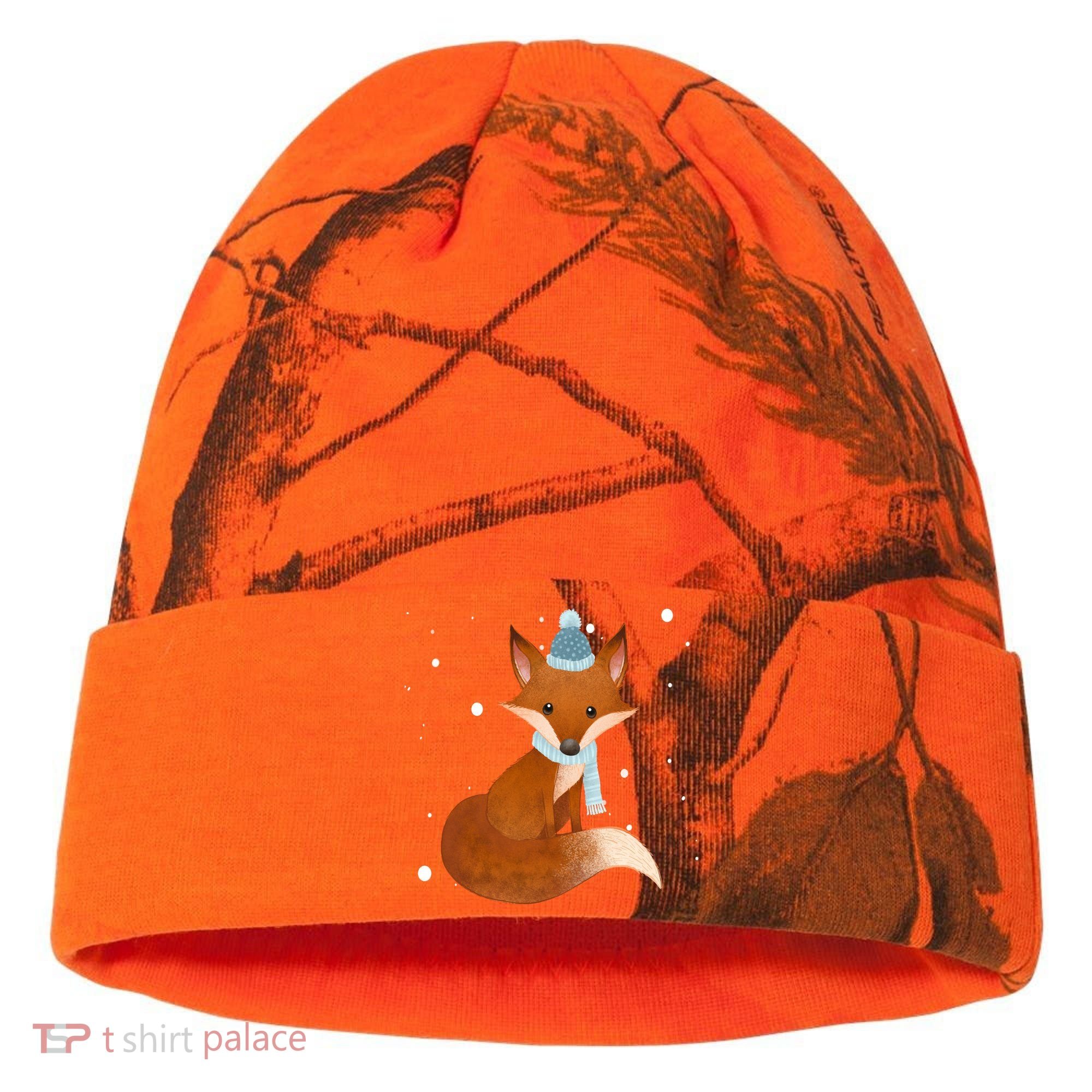Winter Fox Cute Kati Licensed 12" Camo Cuffed Beanie
