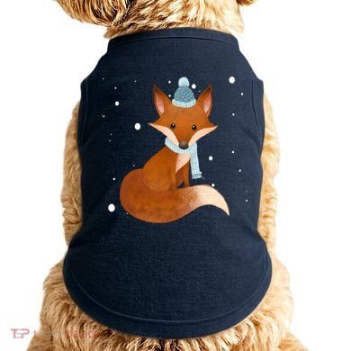 Winter Fox Cute Doggie Tank
