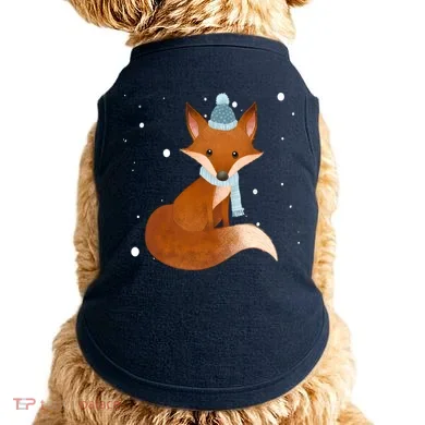 Winter Fox Cute Doggie Tank