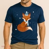 Winter Fox Cute Cooling Performance Crew T-Shirt thumb 2