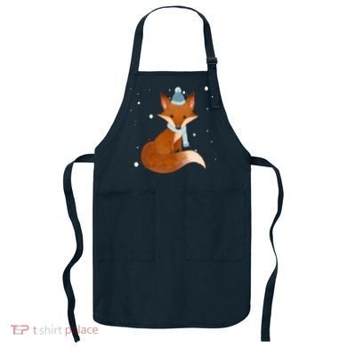 Winter Fox Cute Apron