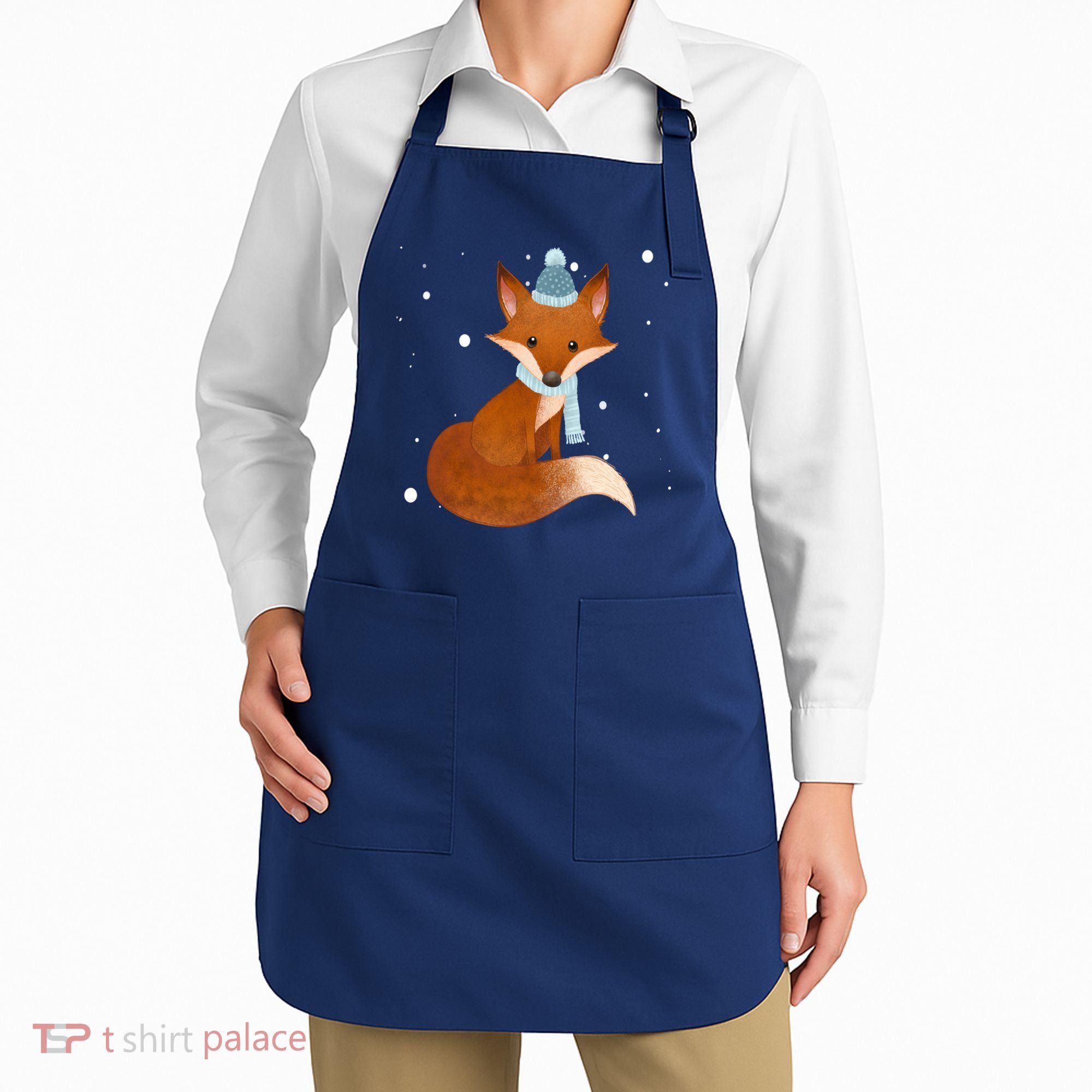 Winter Fox Cute Apron
