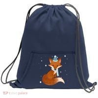 Winter Fox Cute Sweatshirt Cinch Pack Bag thumb 0