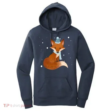 Winter Fox Cute Women's Hoodie
