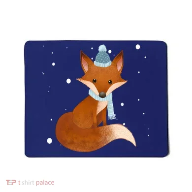 Winter Fox Cute Mousepad