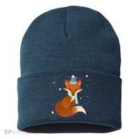 Winter Fox Cute Sustainable Knit Beanie thumb 0