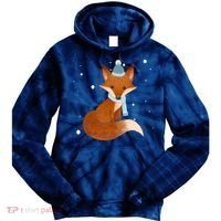 Winter Fox Cute Tie Dye Hoodie thumb 0