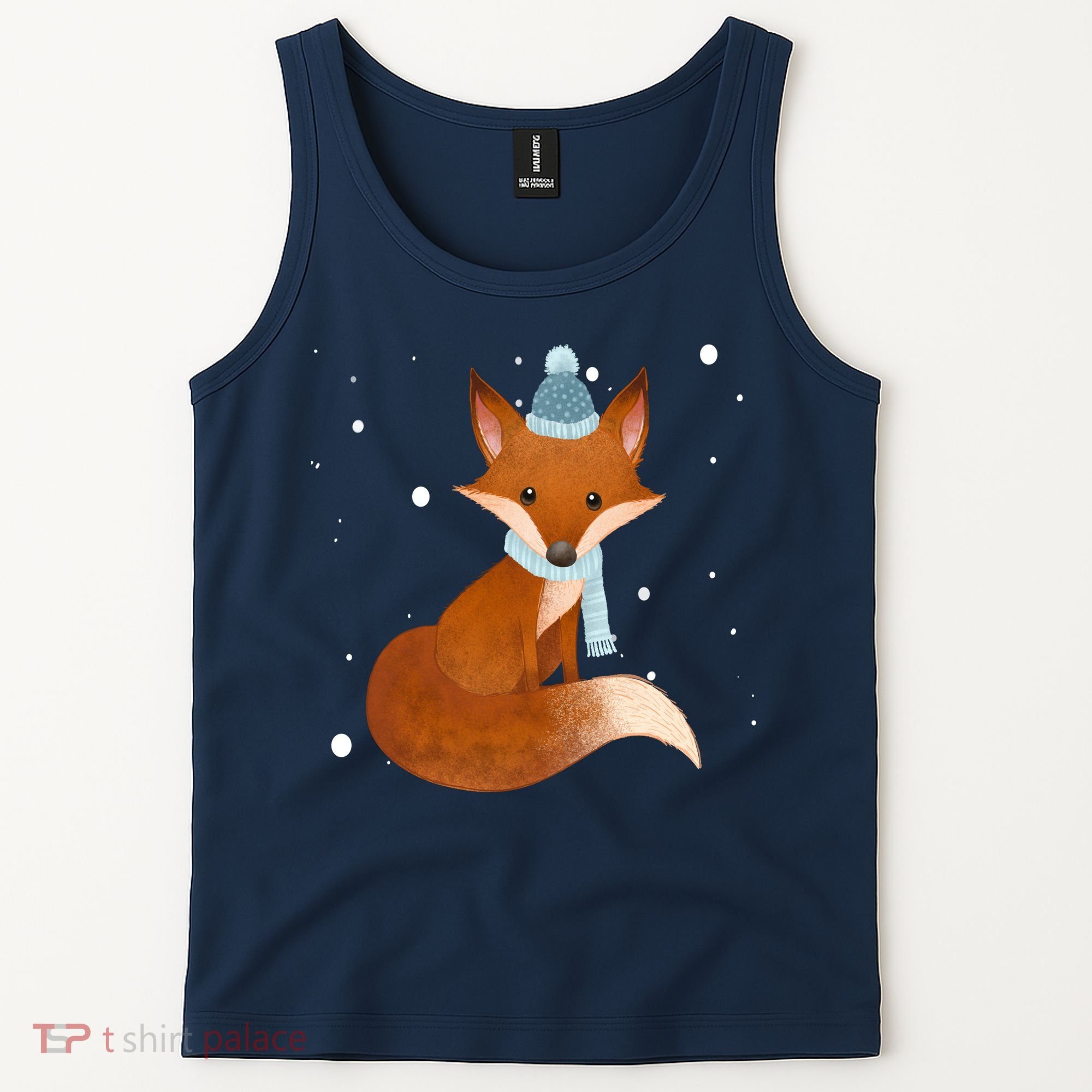 Winter Fox Cute Tank Top