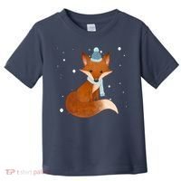 Winter Fox Cute Toddler T-Shirt thumb 0