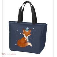 Winter Fox Cute Tote Bag thumb 3