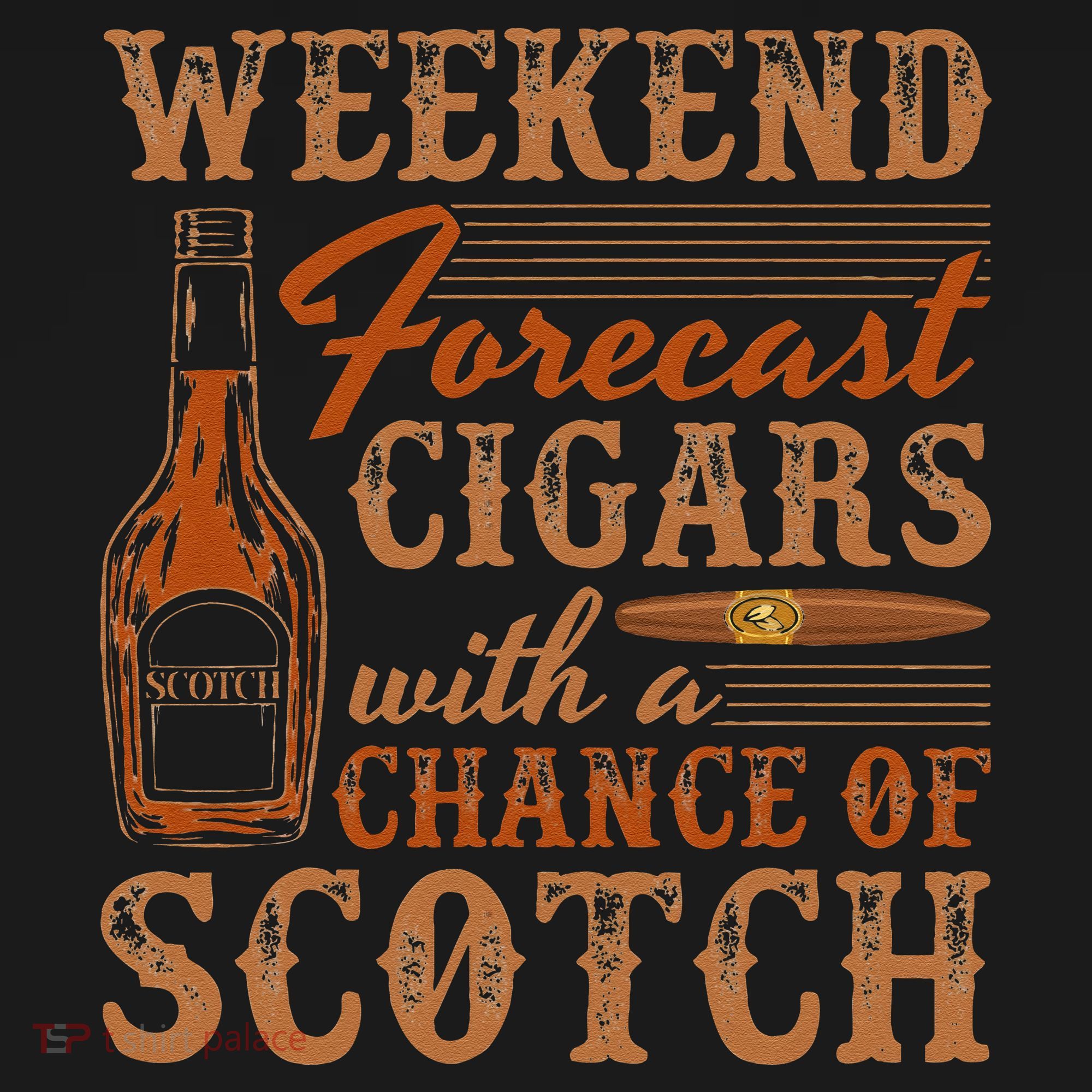 Weekend Forecast Cigars With Chance Of Scotch Dad Father Women's Tank Top