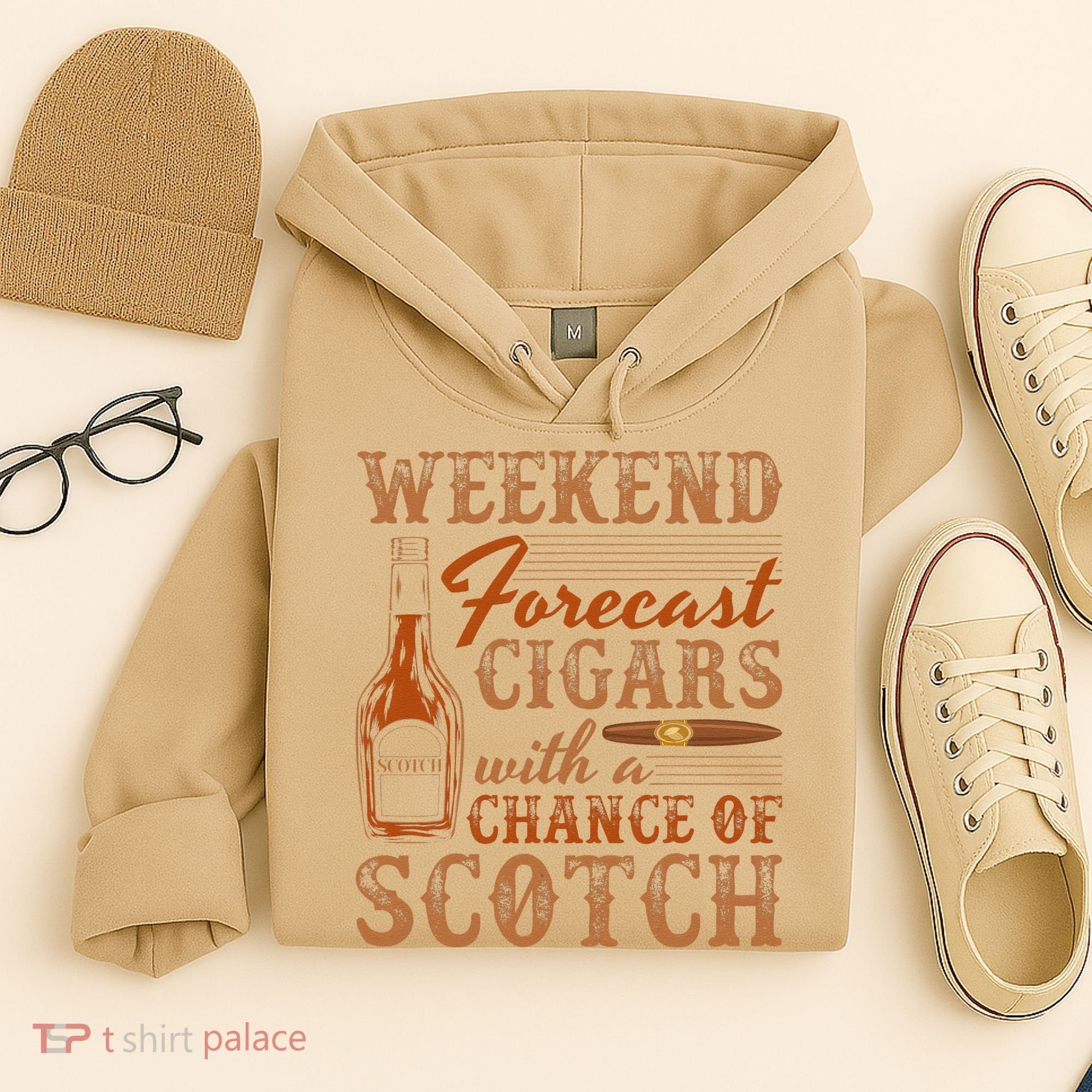 Weekend Forecast Cigars With Chance Of Scotch Dad Father Hoodie